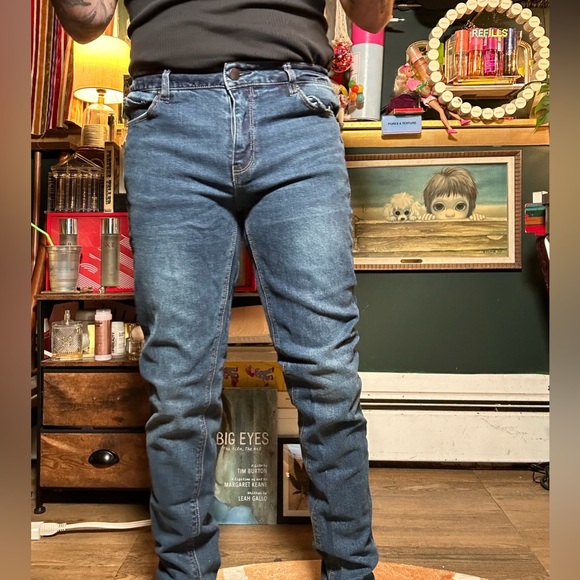 Elwood Size 32 Men's Blue Jeans - Picture 5 of 11